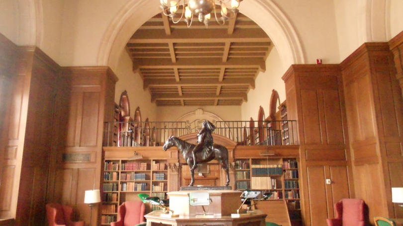 tower room in Baker-Berry library